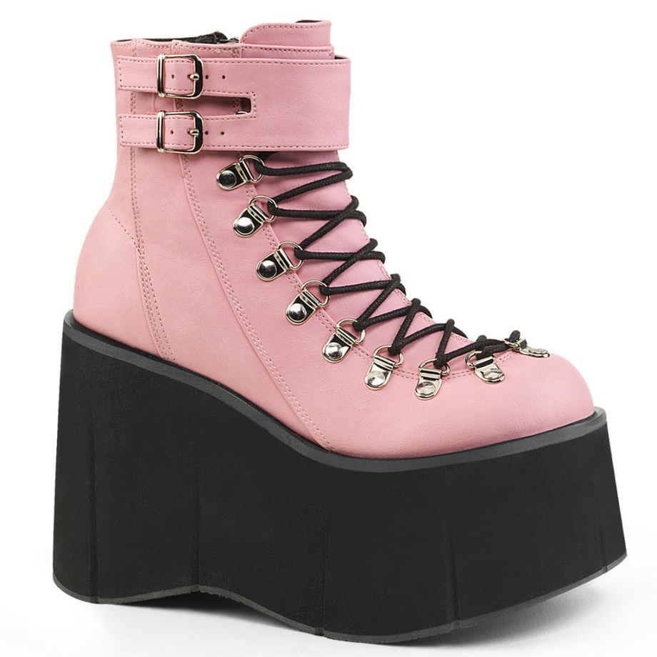 Kera-21 Demonia Ireland Baby Pink Vegan Leather