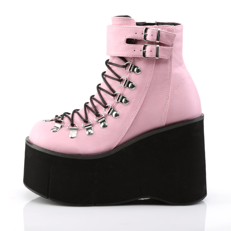 Kera-21 Demonia Ireland Baby Pink Vegan Leather