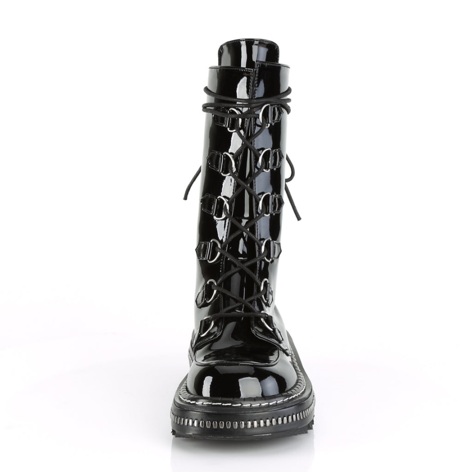 Lilith-270 Black Patent Demonia Ireland