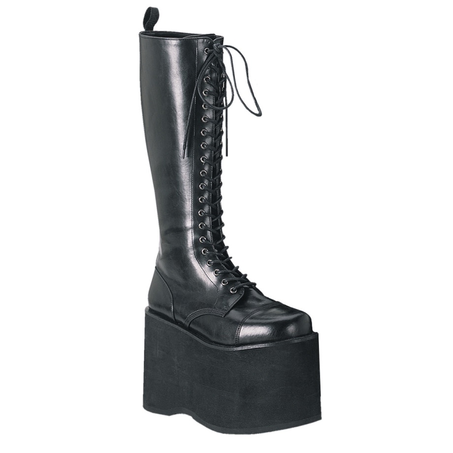 Mega-602 Demonia Ireland Black Faux Leather