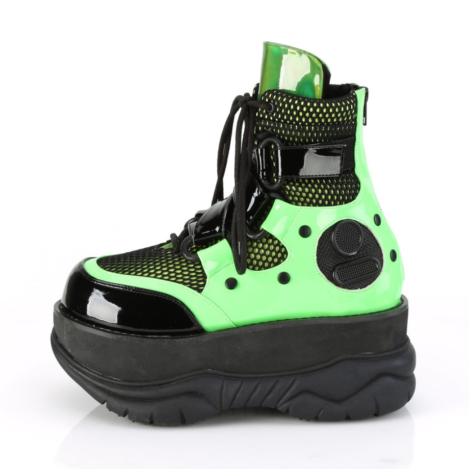 Neptune-126 Black-Green Patent Multi Demonia Ireland