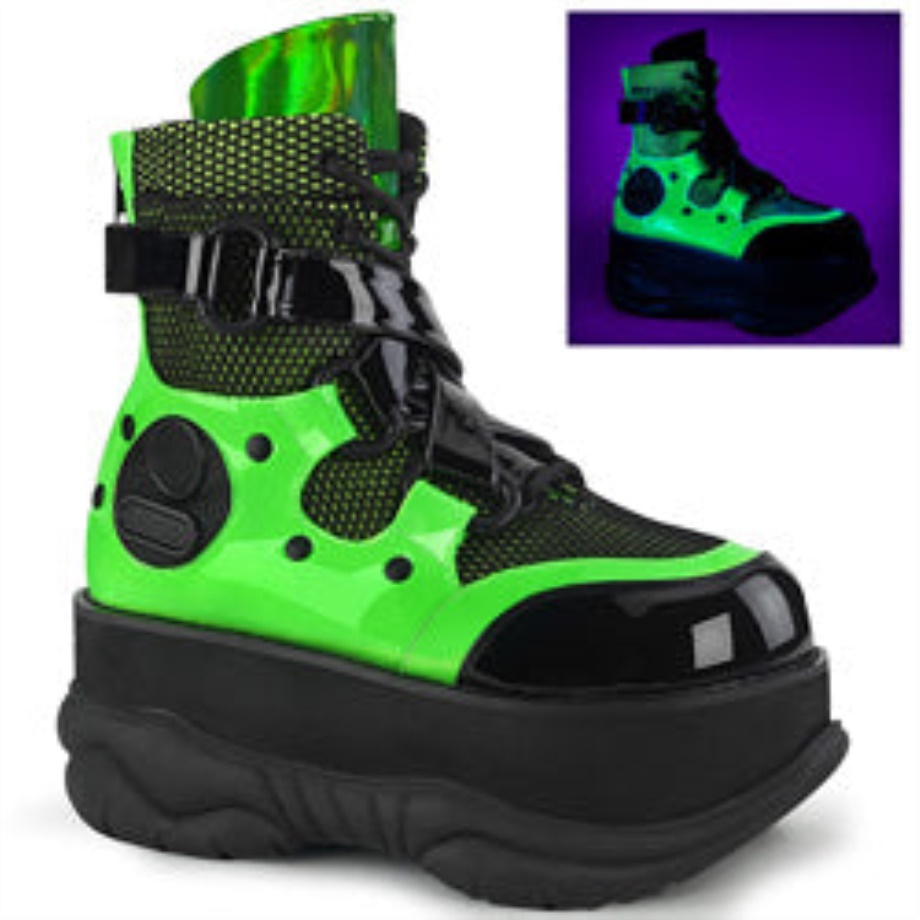 Neptune-126 Black-Green Patent Multi Demonia Ireland
