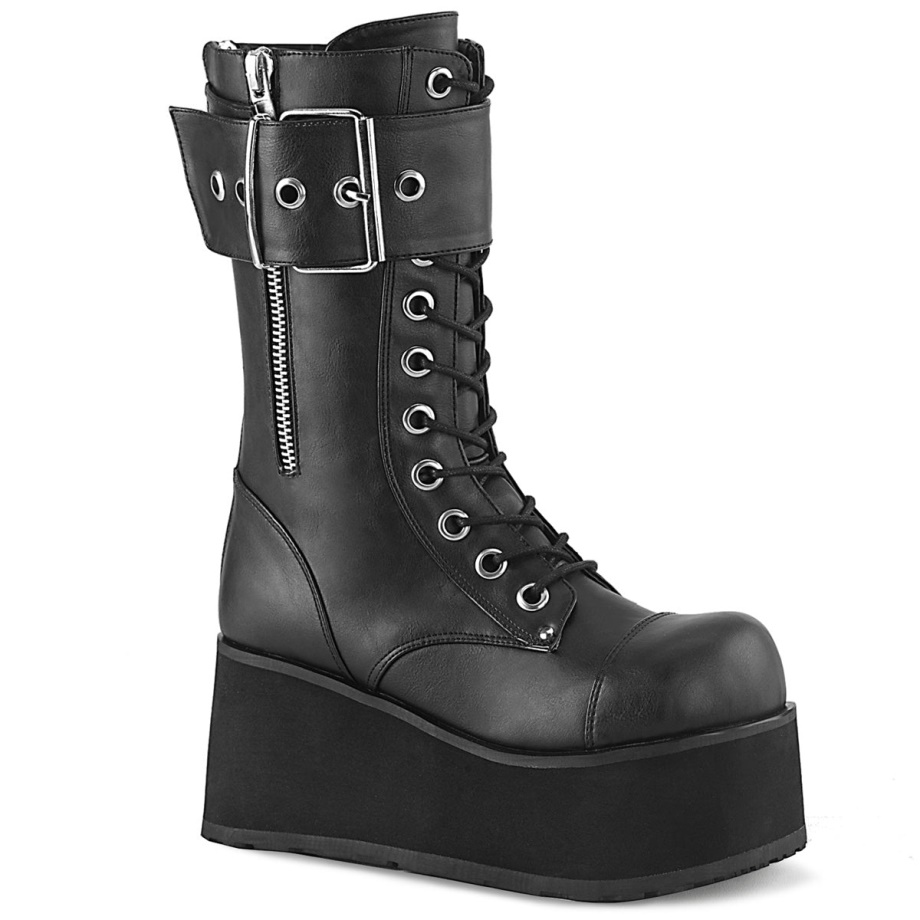 Petrol-150 Black Vegan Leather Demonia Ireland