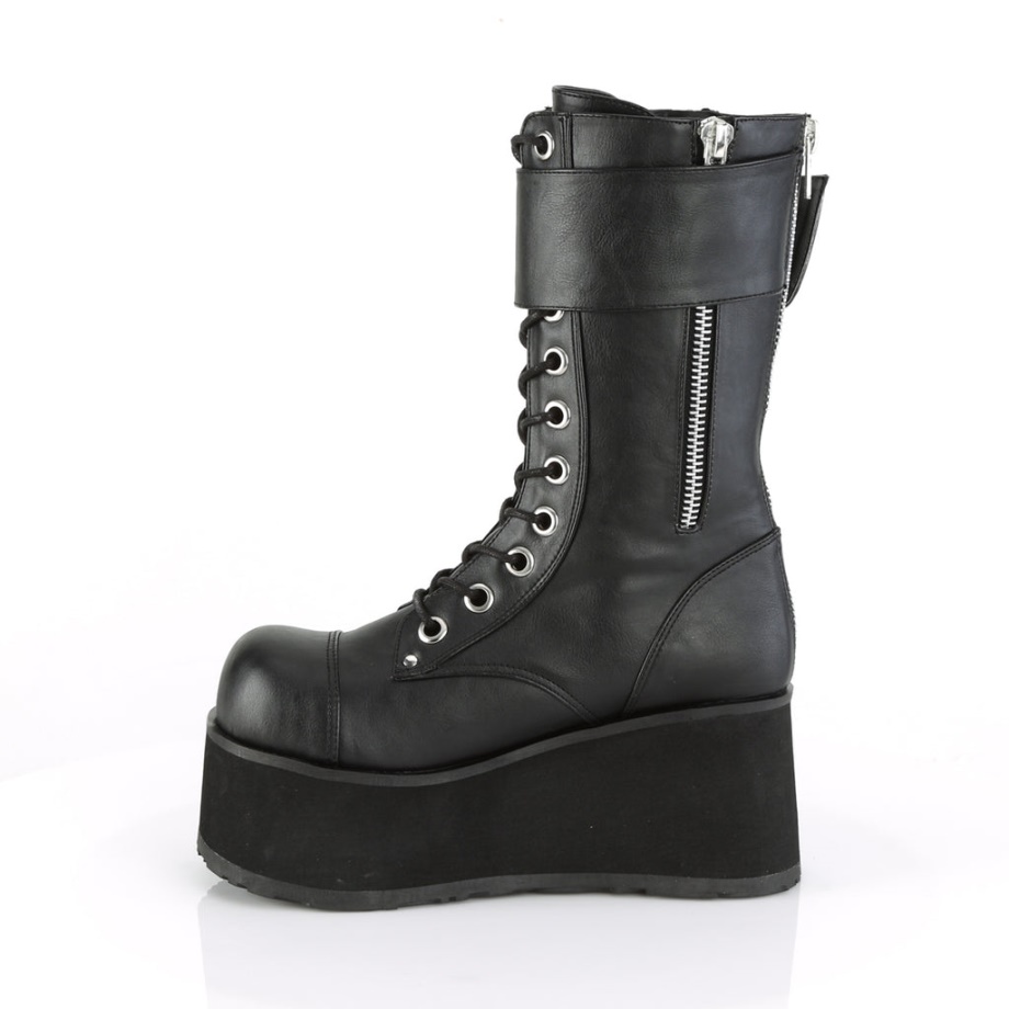 Petrol-150 Black Vegan Leather Demonia Ireland