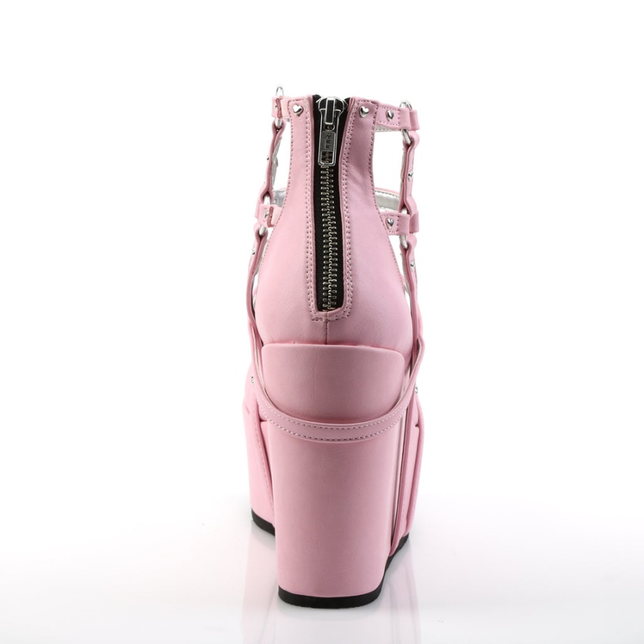 Poison-25-2 Demonia Ireland Pink Vegan Leather