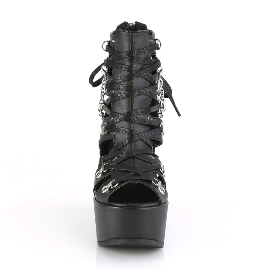Poison-95 Black Vegan Leather Demonia Ireland