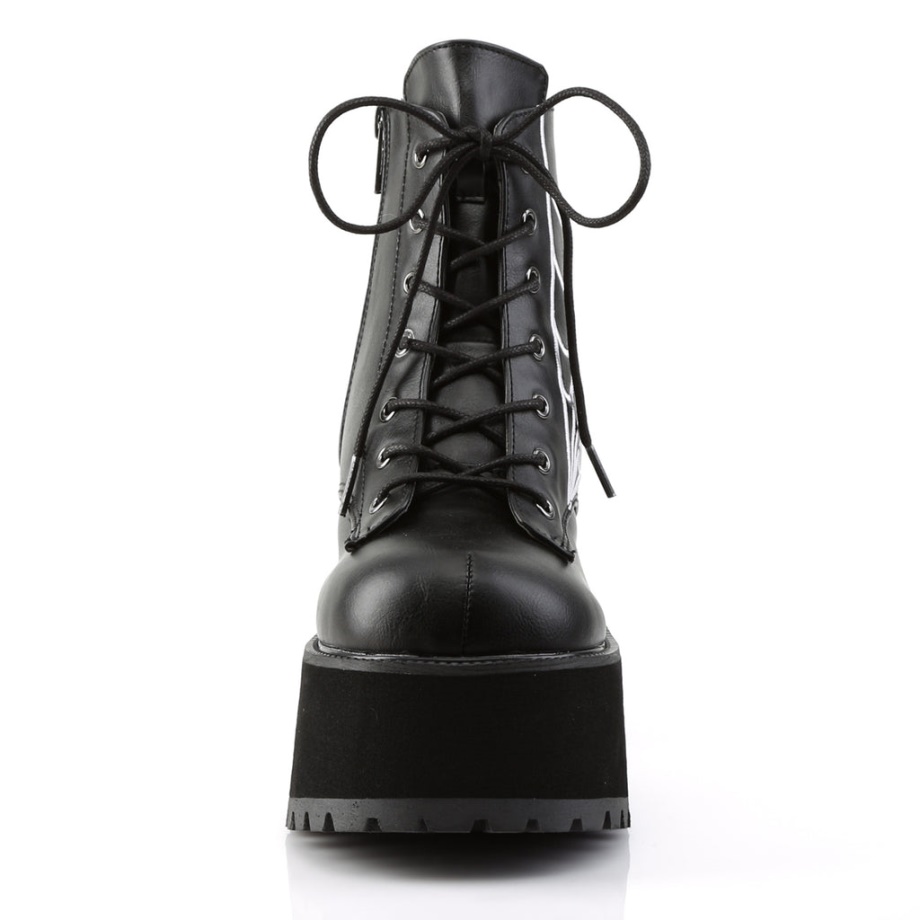 Ranger-105 Demonia Ireland Black Vegan Leather