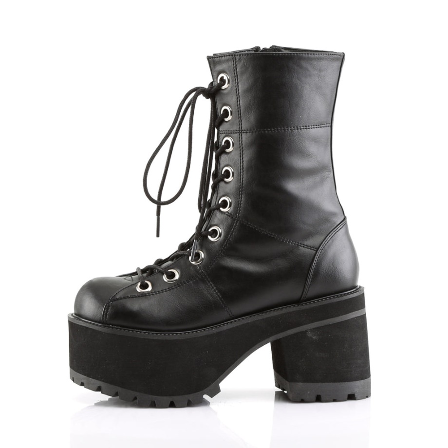Ranger-301 Demonia Ireland Black Vegan Leather