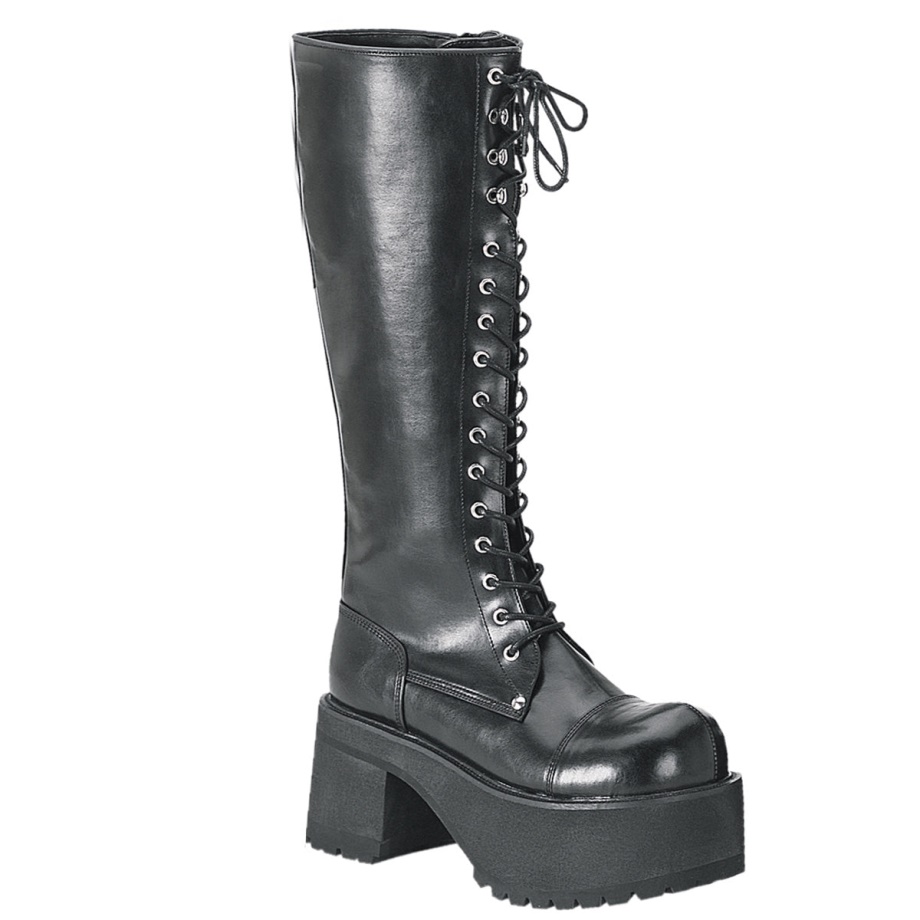 Ranger-302 Black Vegan Leather Demonia Ireland