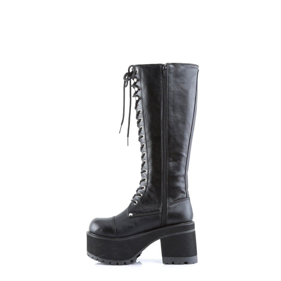 Ranger-302 Black Vegan Leather Demonia Ireland