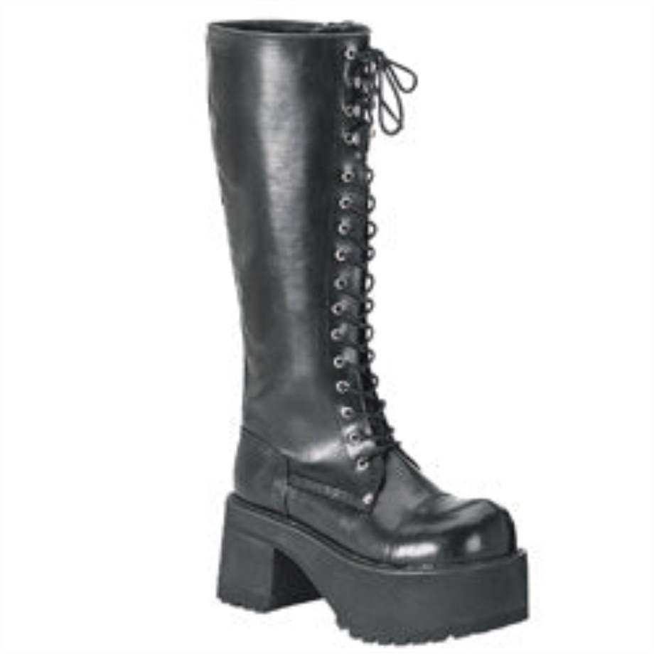 Ranger-302 Black Vegan Leather Demonia Ireland