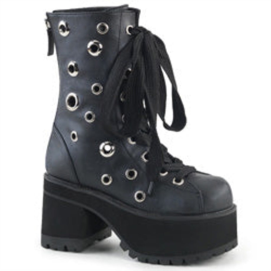 Ranger-310 Demonia Ireland Black Vegan Leather
