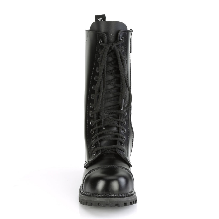Riot-14 Demonia Ireland Black Leather