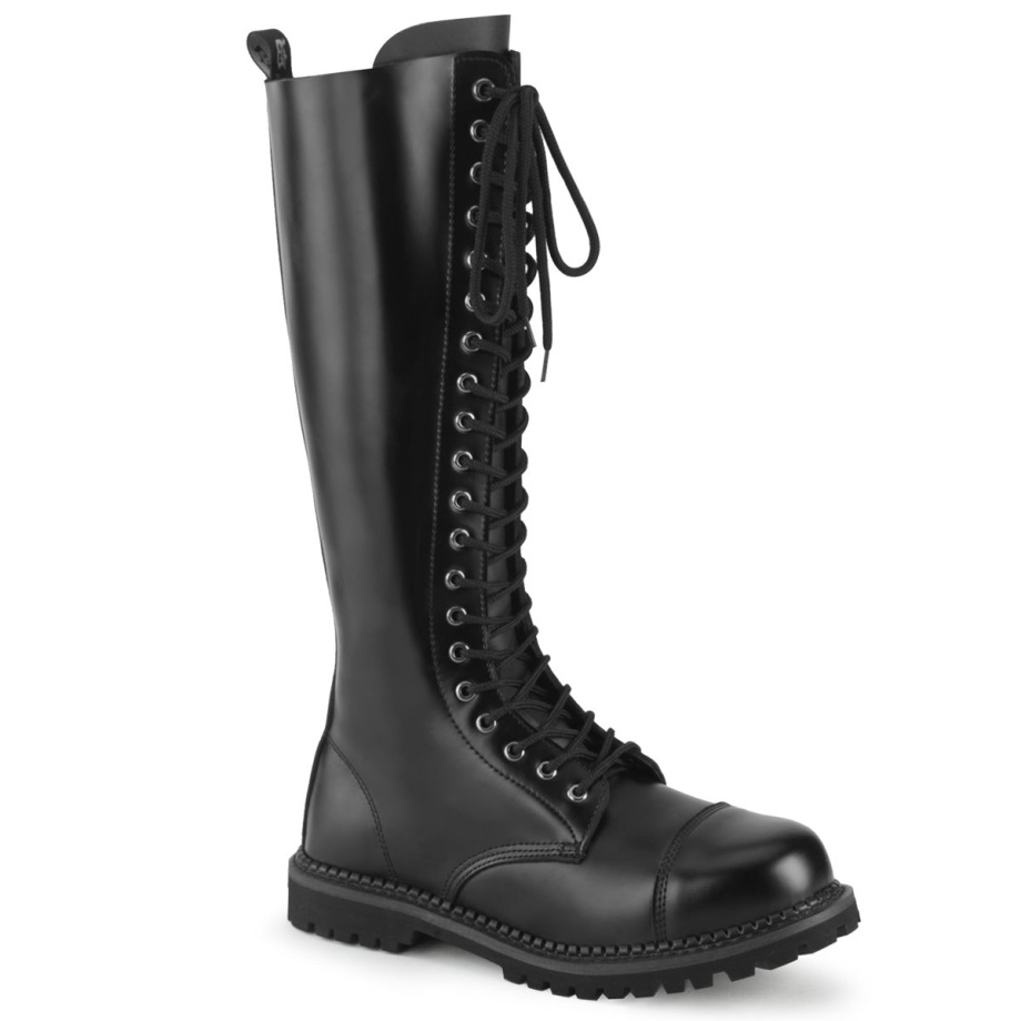 Riot-20 Black Leather Demonia Ireland