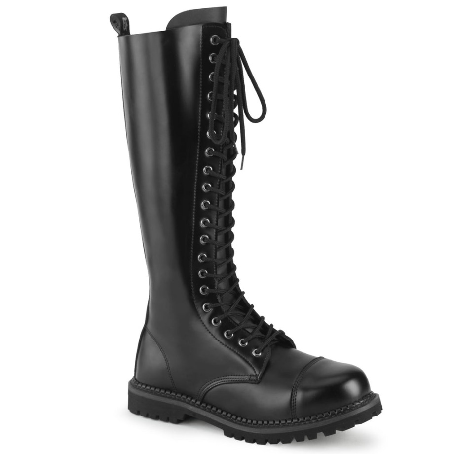 Riot-20 Black Leather Demonia Ireland