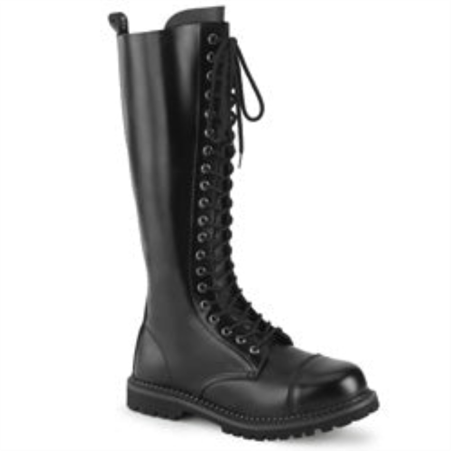 Riot-20 Black Leather Demonia Ireland