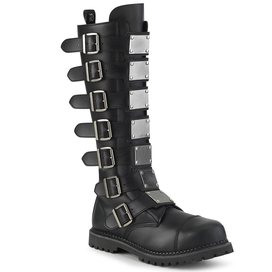 Riot-21Mp Black Vegan Leather Demonia Ireland