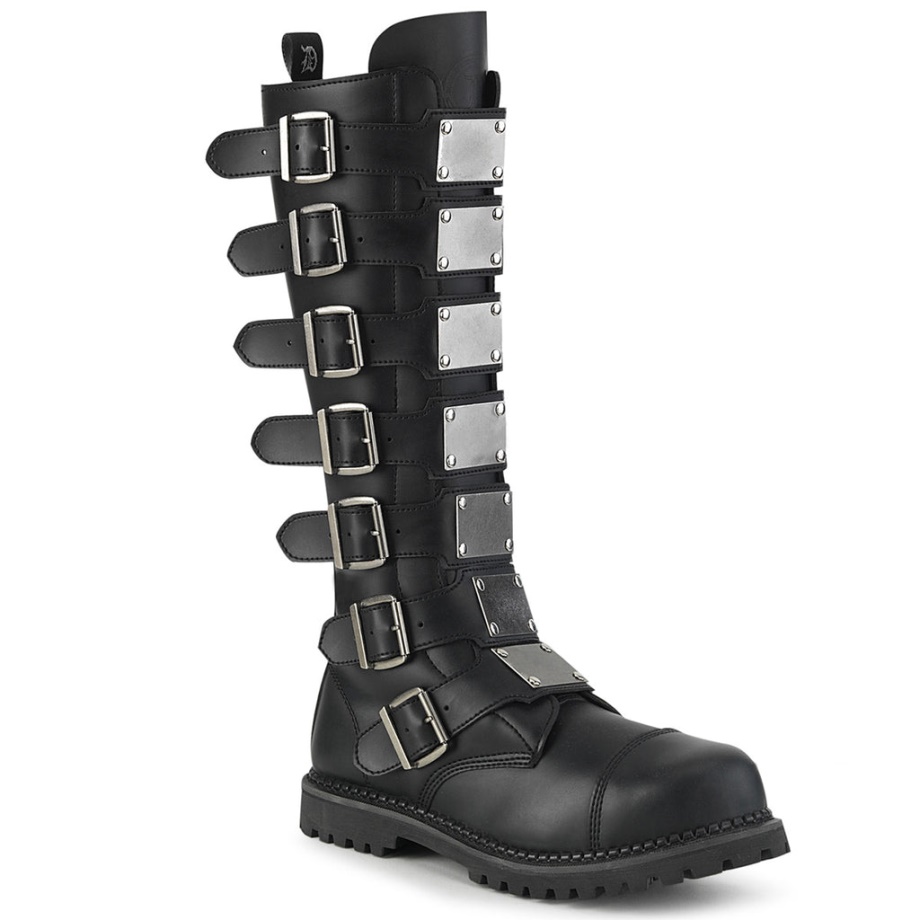 Riot-21Mp Black Vegan Leather Demonia Ireland