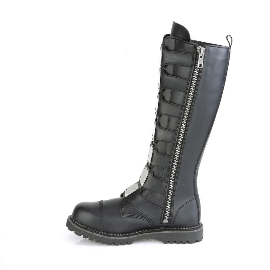 Riot-21Mp Black Vegan Leather Demonia Ireland