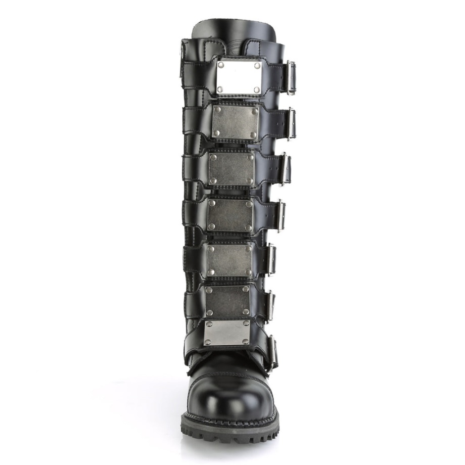 Riot-21Mp Demonia Ireland Black Leather