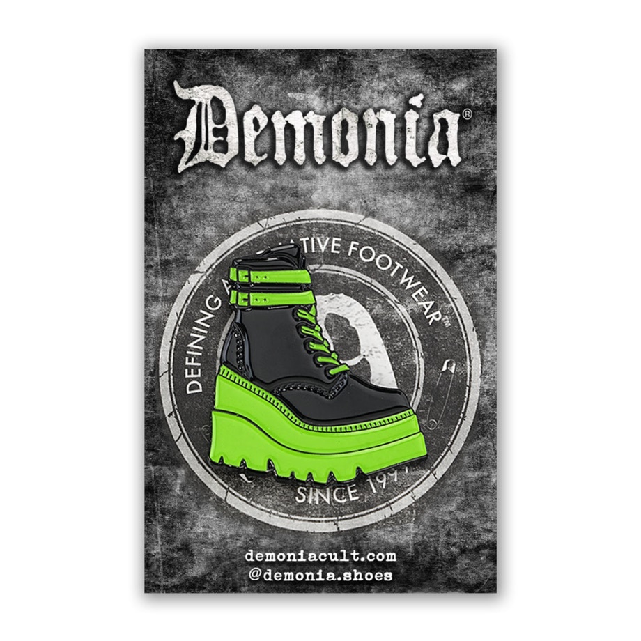 Shaker-52 Enamel Pin Black Demonia Ireland