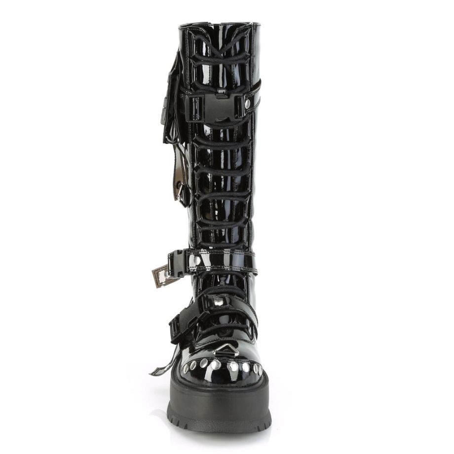 Slacker-260 Demonia Ireland Black Patent