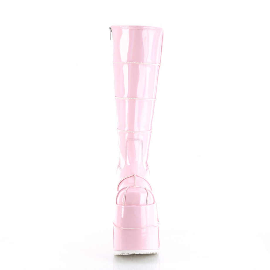 Stack-301 Baby Pink Hologram Demonia Ireland