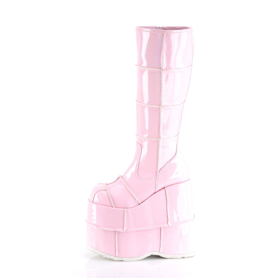 Stack-301 Baby Pink Hologram Demonia Ireland