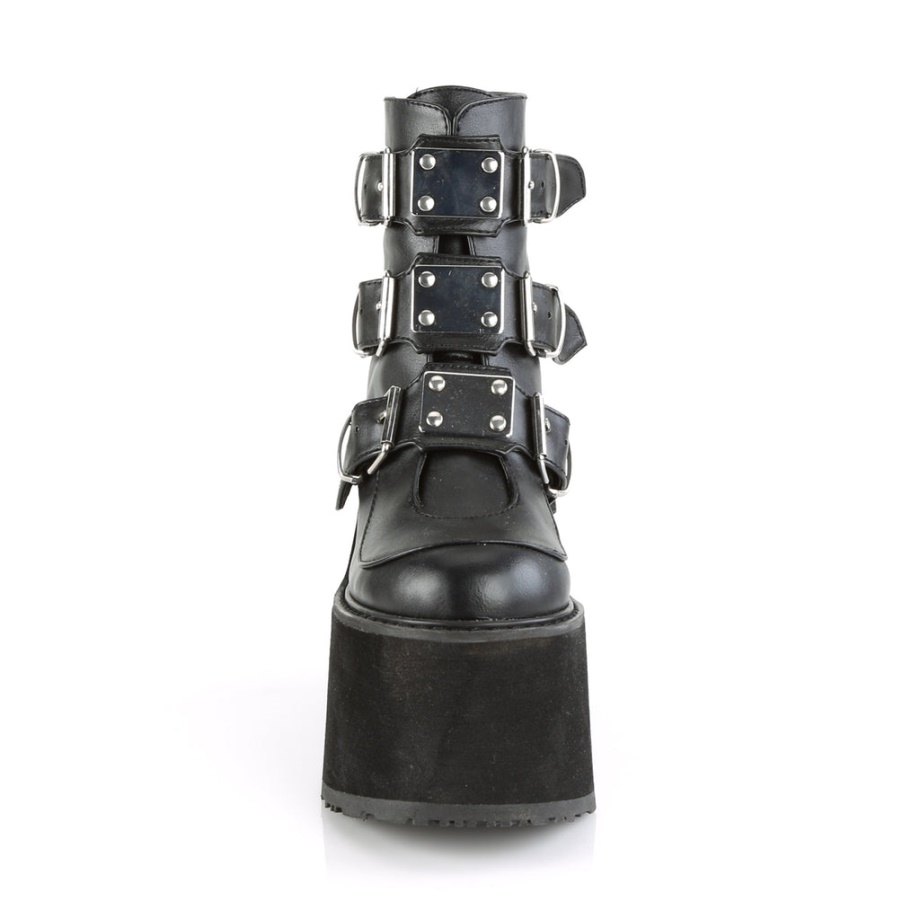 Swing-105 Black Vegan Leather Demonia Ireland