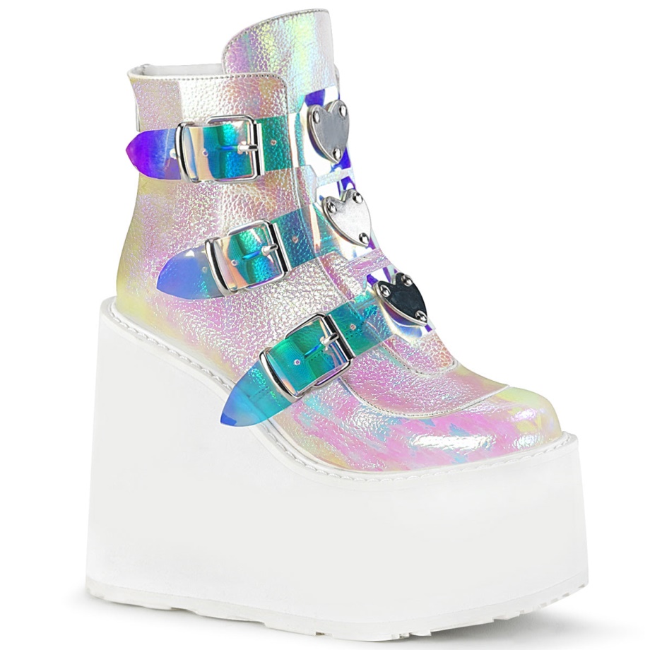 Swing-105 Demonia Ireland Pearl Iridescent Vegan Leather