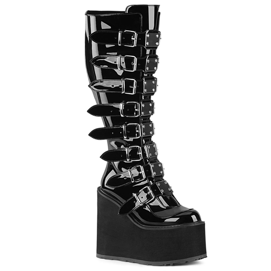 Swing-815Wc Demonia Ireland Black Patent