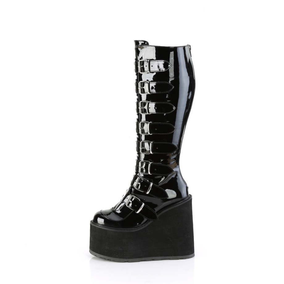 Swing-815Wc Demonia Ireland Black Patent