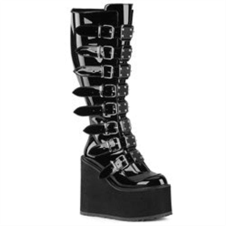 Swing-815Wc Demonia Ireland Black Patent