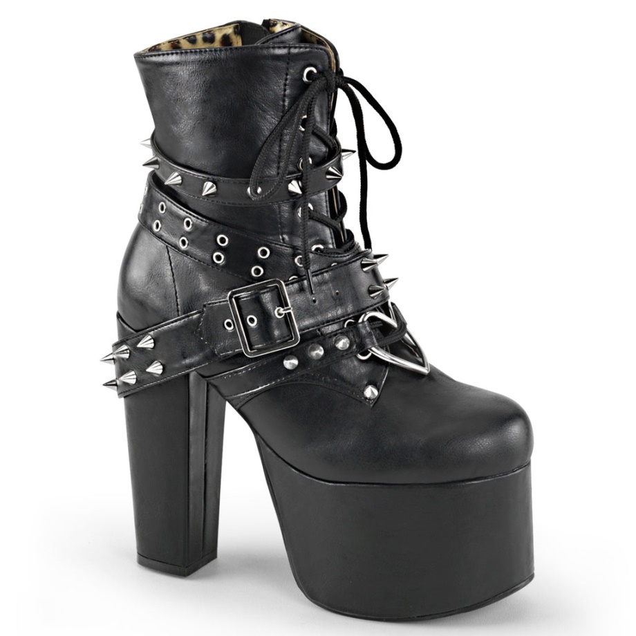 Torment-700 Black Vegan Leather Demonia Ireland
