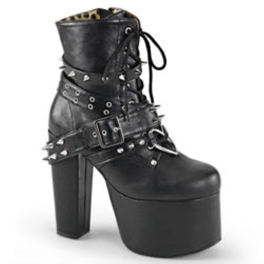 Torment-700 Black Vegan Leather Demonia Ireland