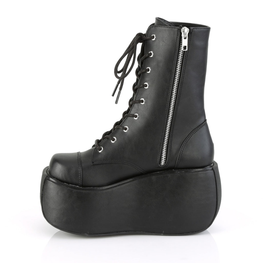 Violet-120 Black Vegan Leather Demonia Ireland