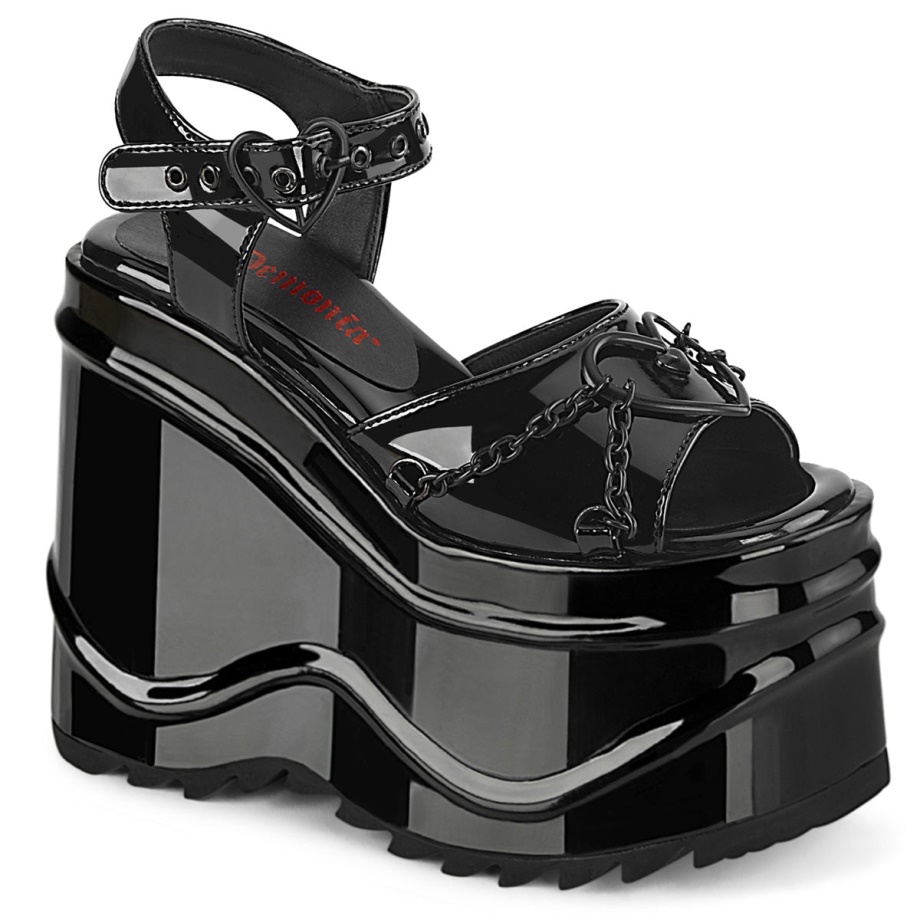 Wave-09 Demonia Ireland Black Patent