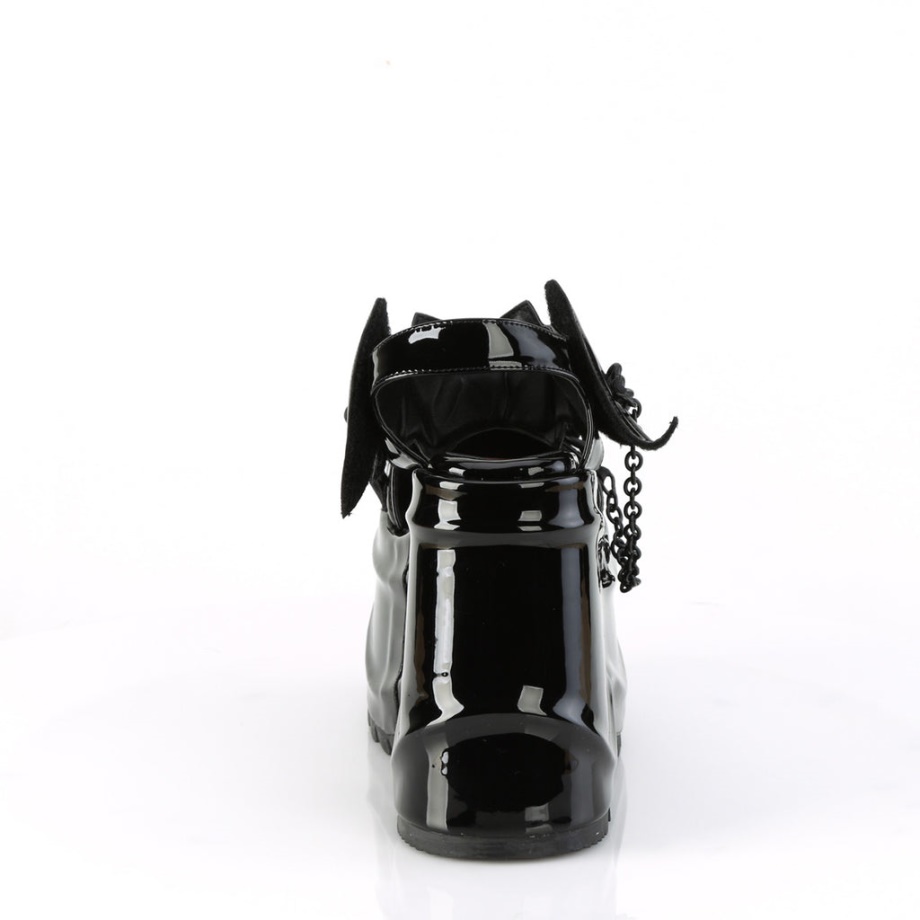 Wave-20 Black Patent Demonia Ireland