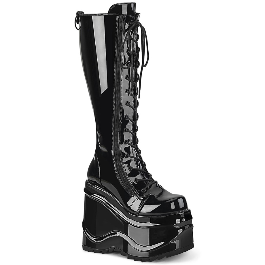 Wave-200 Demonia Ireland Black Patent