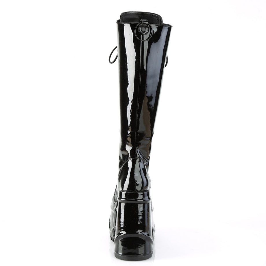 Wave-200 Demonia Ireland Black Patent