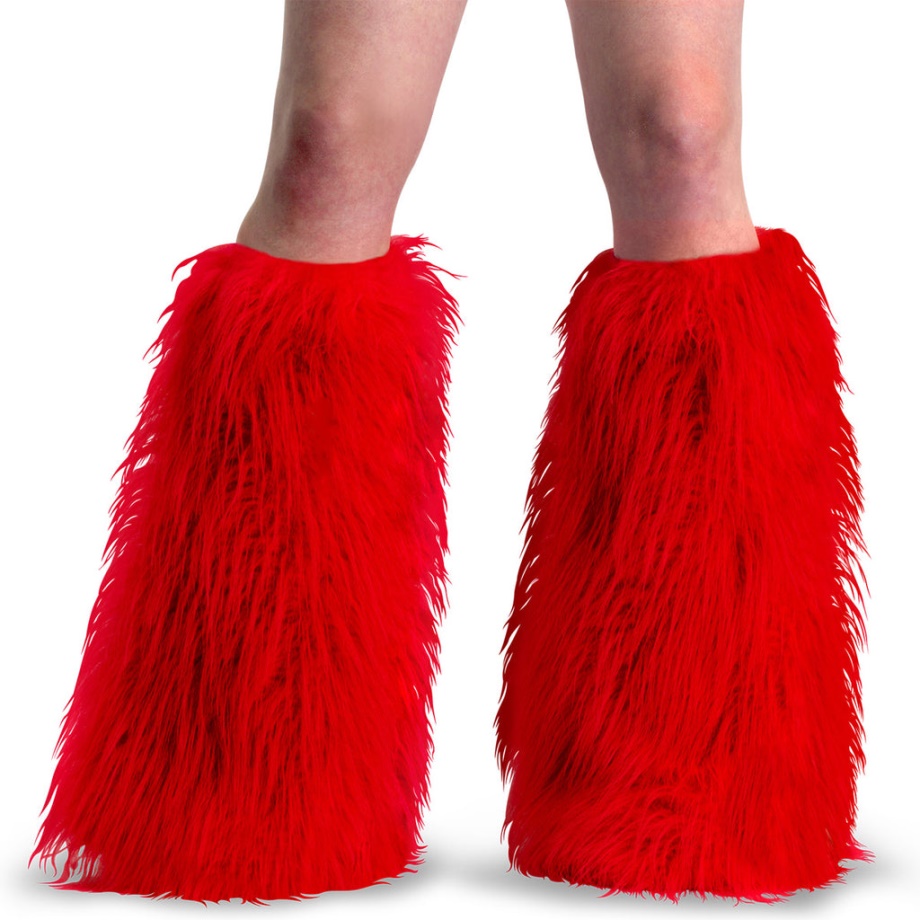 Yeti-08 Demonia Ireland Red Faux Fur