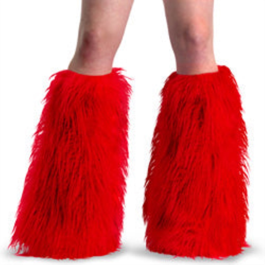 Yeti-08 Demonia Ireland Red Faux Fur
