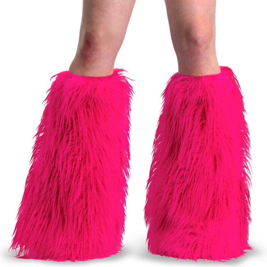 Yeti-08 Hot Pink Faux Fur Demonia Ireland